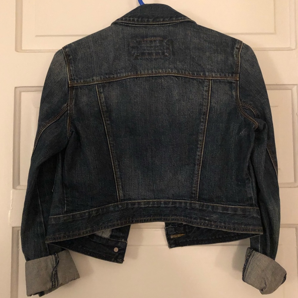 Gap 1969 Cropped Denim Jean Jacket, XS - Picture 3 of 5